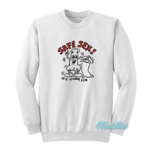 Safe Sex Dick Keith Haring 87 Sweatshirt 1