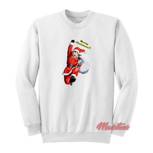 Santa Goku Dragon Ball Merry Christmas Sweatshirt 1