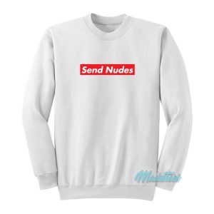 Send Nudes Logo Box Sweatshirt 1