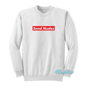 Send Nudes Logo Box Sweatshirt 2
