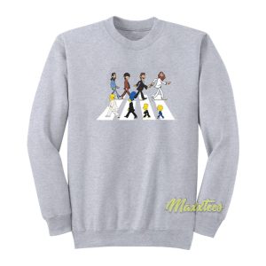 Simpsons Abbey Road Sweatshirt 1
