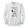 Snoopy Fade Into You Mazzy Star Sweatshirt