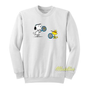 Snoopy and Woodstock Tennis Sweatshirt 2