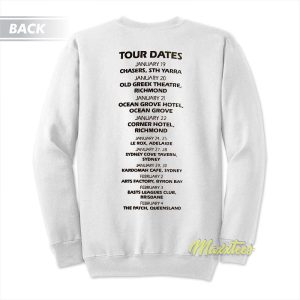 Sonic Youth Australian Tour 89 Sweatshirt