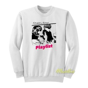 Sonic Youth Playlist Sweatshirt