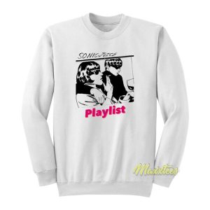 Sonic Youth Playlist Sweatshirt