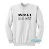 Sorry I DGAF Hidden Massage Guitar Chords Sweatshirt