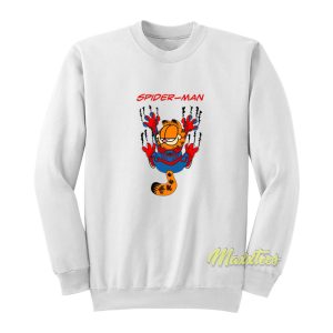 Spiderman Garfield Cat Sweatshirt 1