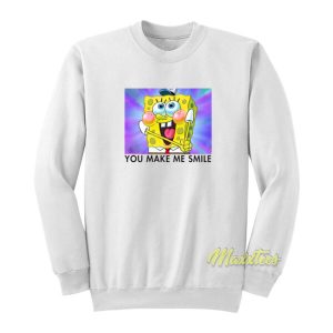Spongebob You Make Me Smile Sweatshirt 2
