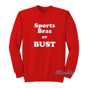 Sports Bras Or Bust Sweatshirt 1
