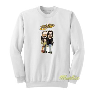 Steely Distressed Art Dan Rock Music Holiday Sweatshirt