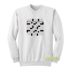 Stuffed Shirt Crossword Clue Classic Sweatshirt 1