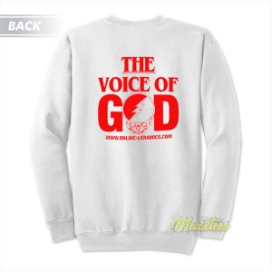 Summer Tour The Voice of God Sweatshirt 3