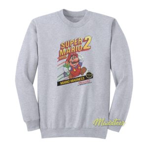 Super Mario Bros 2 Mario Madness Sweatshirt 1