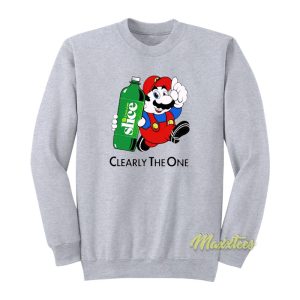 Super Mario Lemon Slice Clearly The One Sweatshirt 1