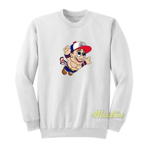 Super Mario WWE John Cena Never Give Up Sweatshirt 1