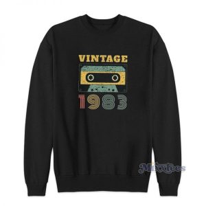 1983 Birthday Retro Vintage Sweatshirt 2