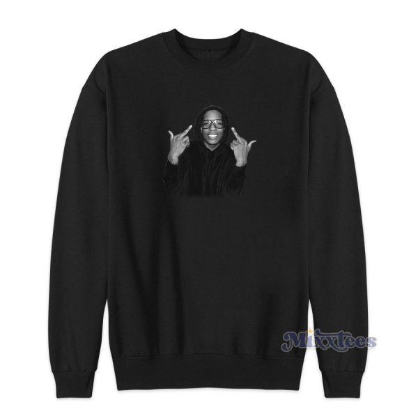 A$AP Black Sweatshirt for Unisex