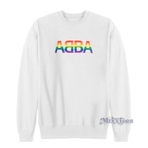 ABBA Logo Pride Sweatshirt for Unisex 1