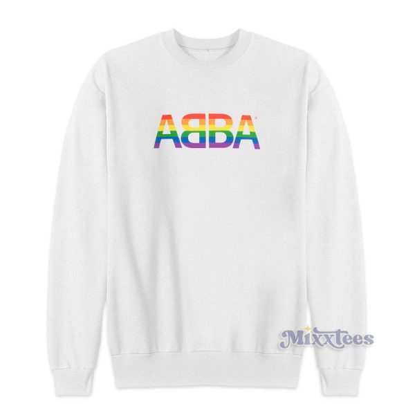 ABBA Logo Pride Sweatshirt for Unisex