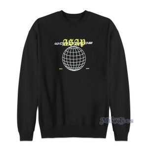 ASAP Worldwide Globe Sweatshirt for Unisex 1