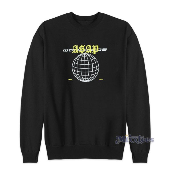 ASAP Worldwide Globe Sweatshirt for Unisex