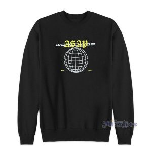 ASAP Worldwide Globe Sweatshirt for Unisex