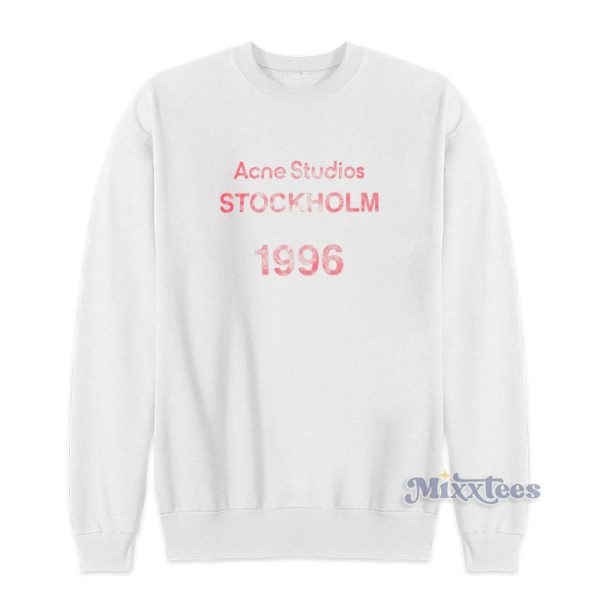 Acne Sudios Stockholm 1996 Sweatshirt