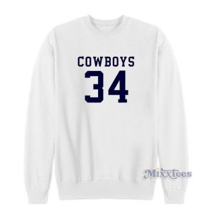 Alan Jackson Cowboys 34 Sweatshirt 1