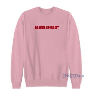 Amour Slogan Sweatshirt 1