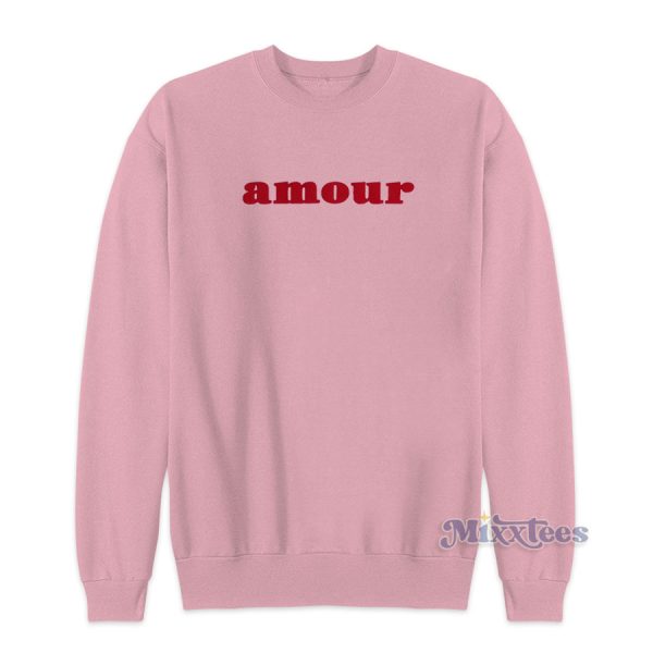 Amour Slogan Sweatshirt