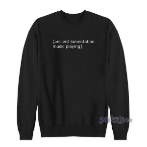 Ancient Lamentation Music Playing Sweatshirt for Unisex 2