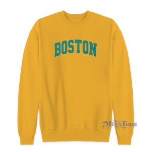 Angemiel Wear Blue Color Boston Sweatshirt for Unisex 1