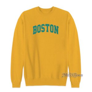 Angemiel Wear Blue Color Boston Sweatshirt for Unisex 2