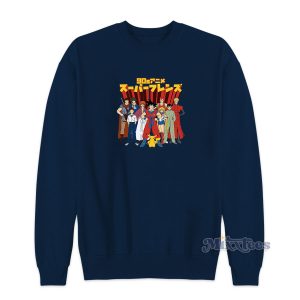 Anime Super Friends Sweatshirt for Unisex 1