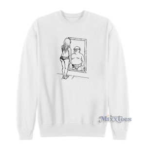 Annie Lederman Danny Devito Girl Mirror Sweatshirt 1