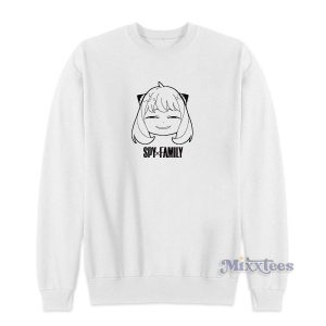 Anya Spy X Family Face Sweatshirt for Unisex 2