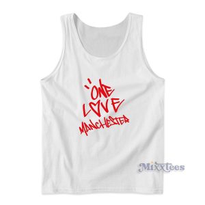 Ariana Grande One Love Manchester Tank Top for Unisex 1