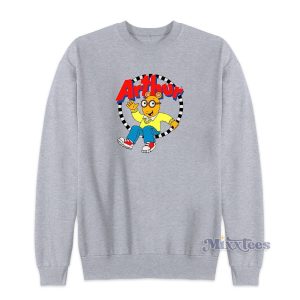 Arthur Cartoon Character Sweatshirt for Unisex 1