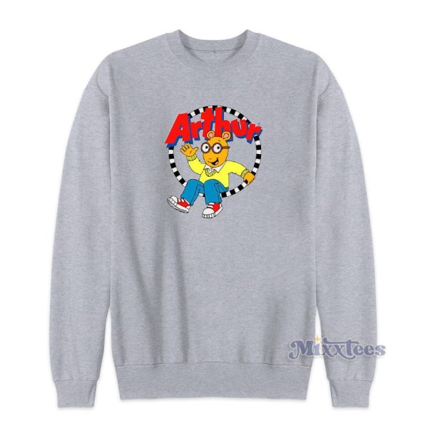 Arthur Cartoon Character Sweatshirt for Unisex