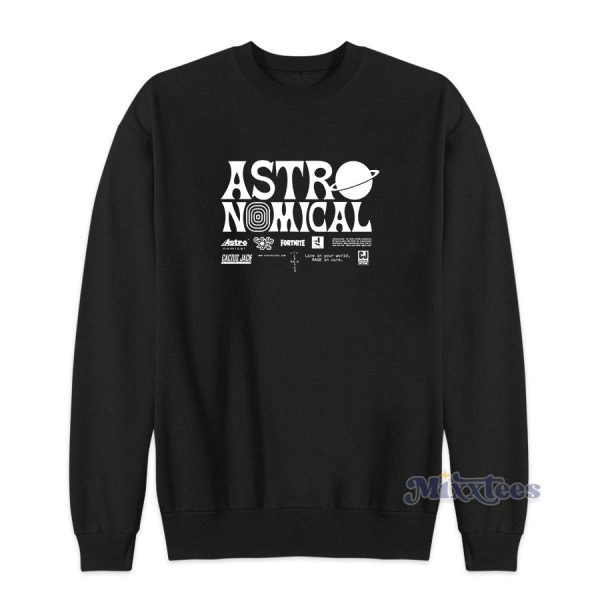 Astronomical Travis Scott Sweatshirt for Unisex