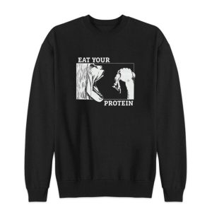 Attack On Titan Anime Gym Eat Your Protein Sweatshirt 2