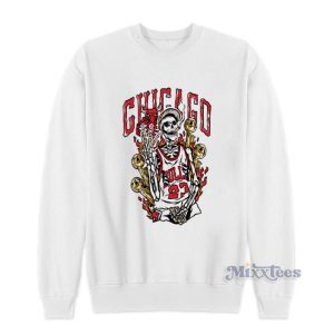 Ayo Dosunmu Chicago Bulls 23 Skeleton Sweatshirt