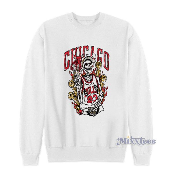 Ayo Dosunmu Chicago Bulls 23 Skeleton Sweatshirt