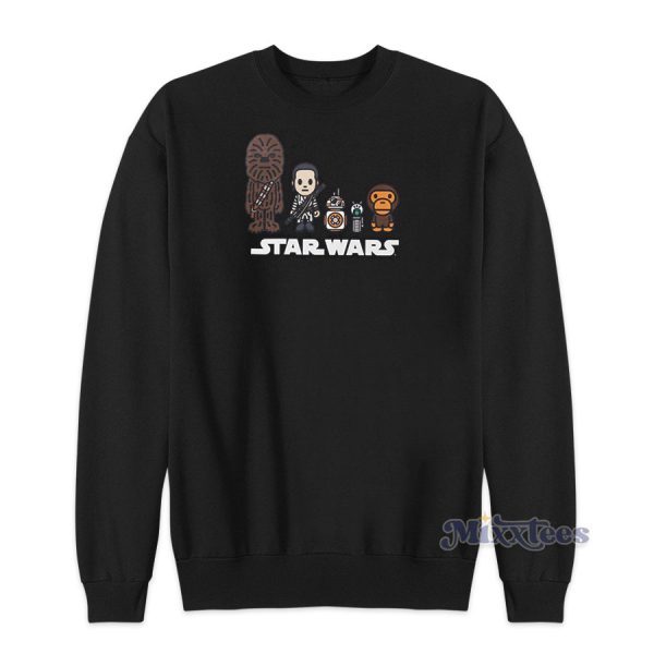 BAPE x Star Wars Republic Sweatshirt for Unisex