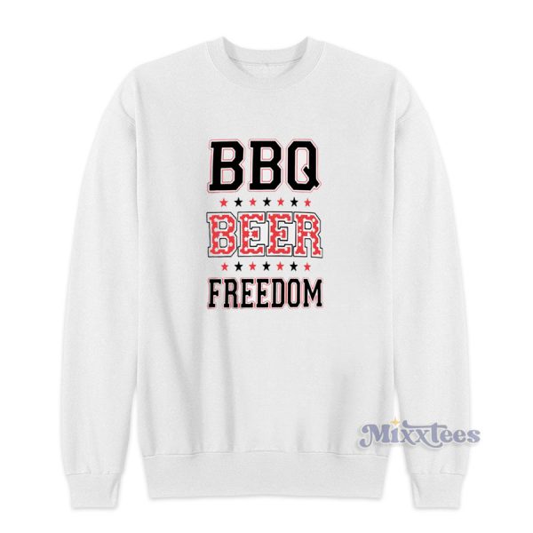 BBQ Beer Freedom Sweatshirt for Unisex