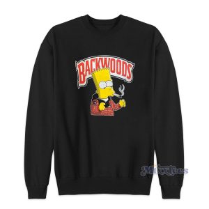 Backwoods Bart Simpson Smoking Sweatshirt for Unisex 1