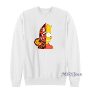 Bape Bart Simpson Sweatshirt For Unisex 1