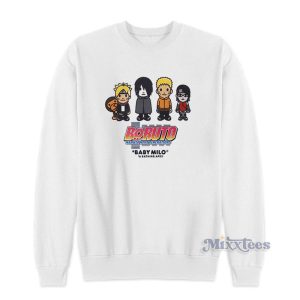 Bape X Naruto And Boruto Sweatshirt For Unisex 1