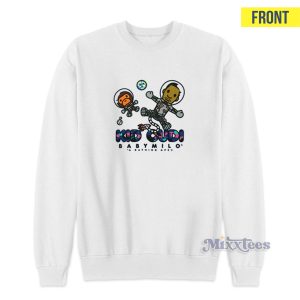 Bape x Kid Cudi Baby Milo Moon Man Sweatshirt